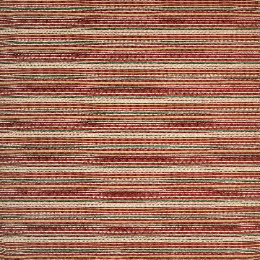 Bergeret Red/Cream — Nina Campbell tyg