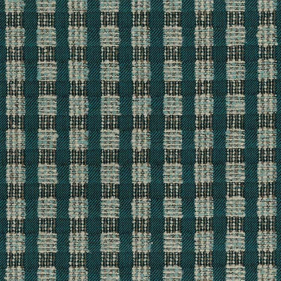 Aublet Teal/Beige — Nina Campbell tyg
