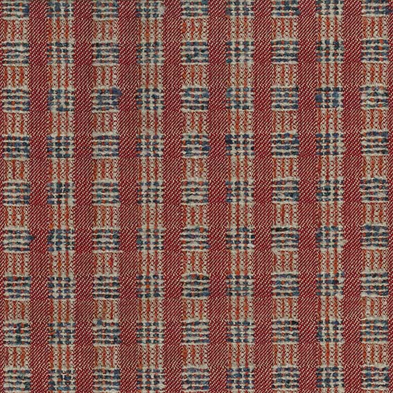 Aublet Red/Cream — Nina Campbell tyg