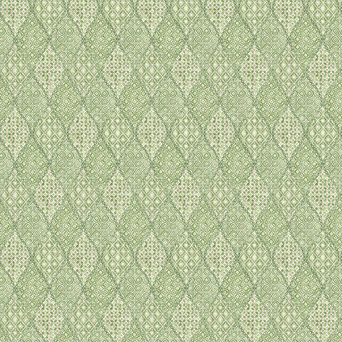 Coudreau Sage/Ivory — Nina Campbell tyg