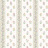 Petit Dapuri Ivory/Multi — Nina Campbell tyg