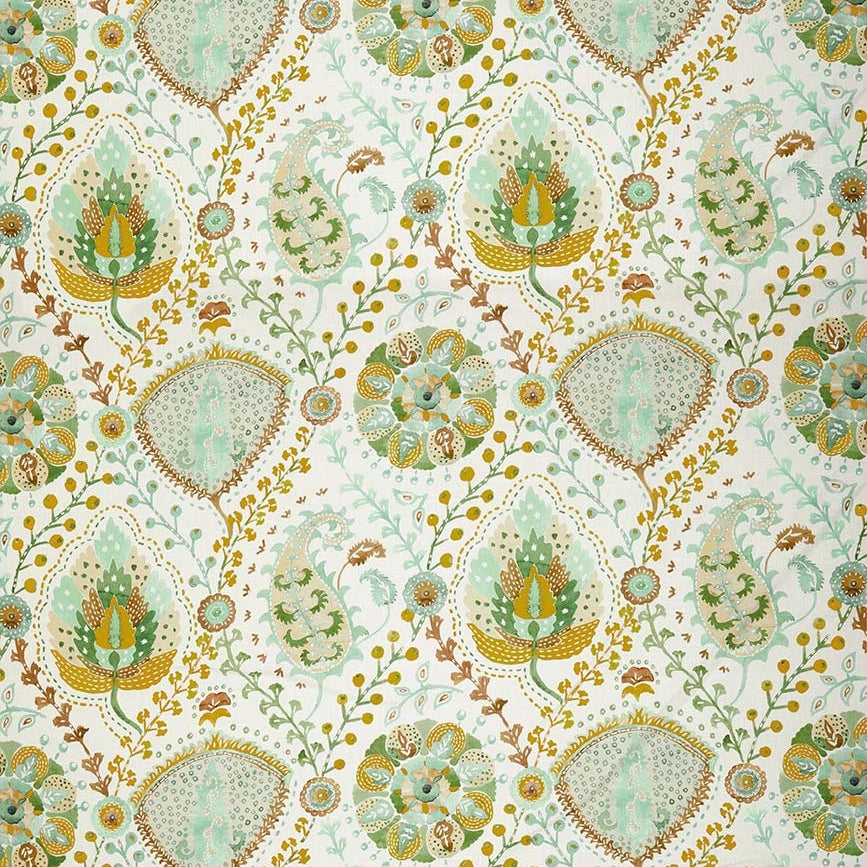 Majorelle Sage/Ochre — Nina Campbell tyg