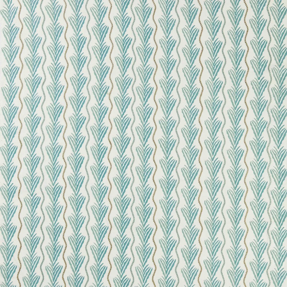 Nina Campbell Tyg Meridor Aqua