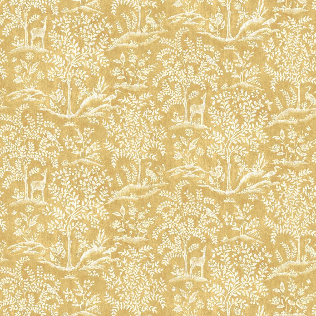 Foret Ochre — Nina Campbell fabric sample