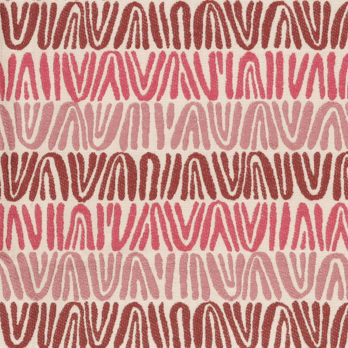 Appledore Claret/Red/Pink — Nina Campbell tyg