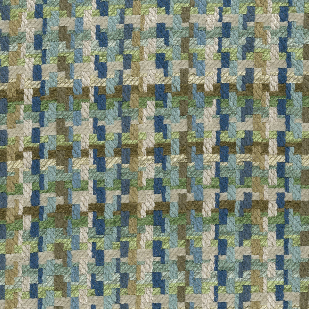 Hadlow Blue/Green/Bronze — Nina Campbell tyg