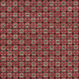 Chiddingstone Red/Teal/Chocolate — Nina Campbell tyg