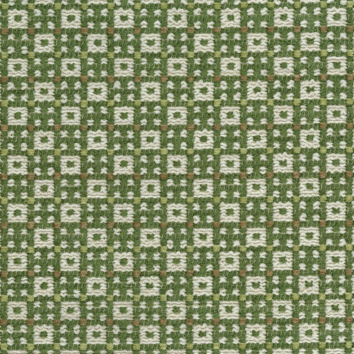 Chiddingstone Green/Ivory — Nina Campbell tyg