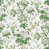 Somerhill Green/White/Chartreuse — Nina Campbell tyg