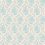 Bedgebury Aqua/Beige — Nina Campbell tyg