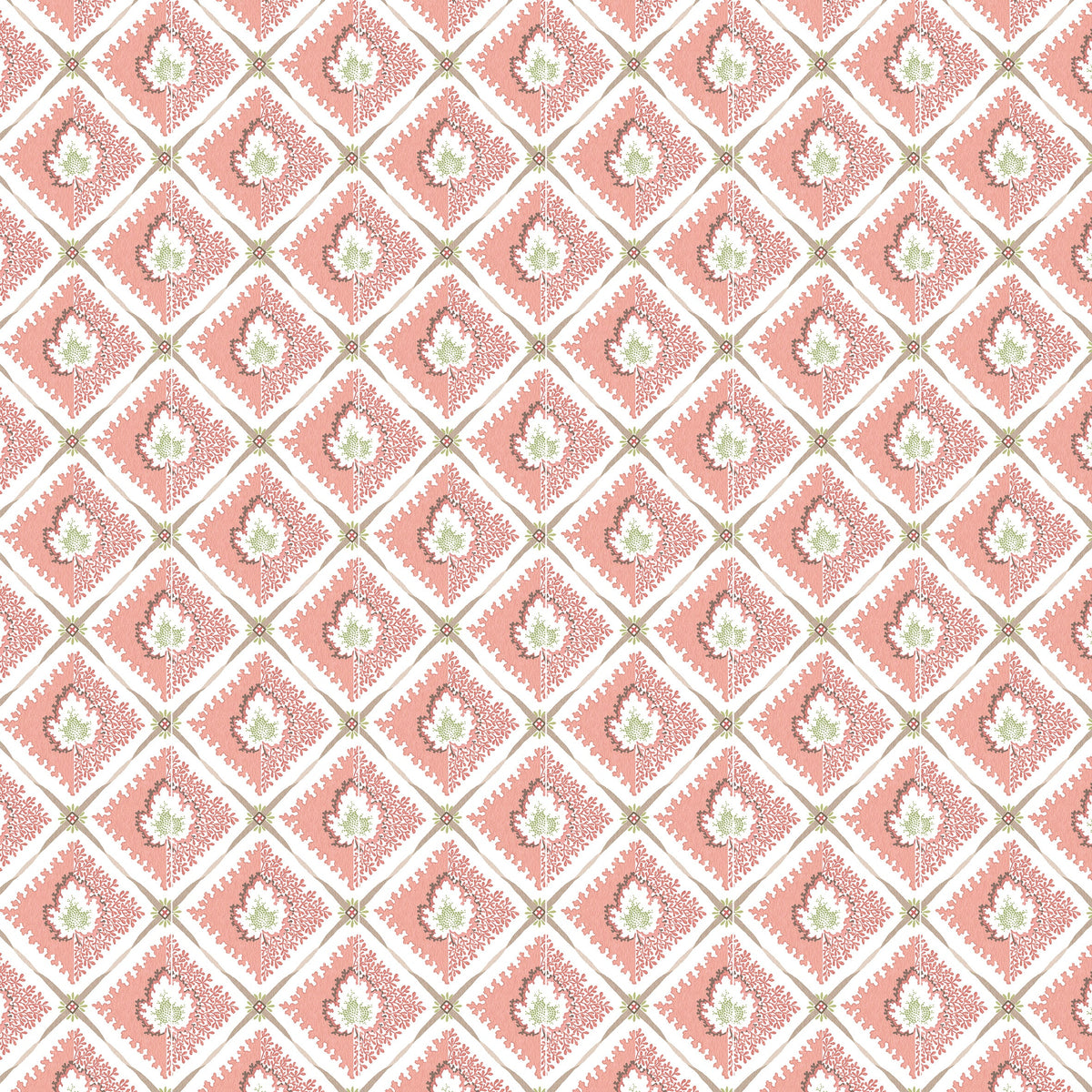 Elsie Coral — Nina Campbell tyg