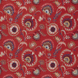 Mandana Red/Blue/Multi — Nina Campbell tyg