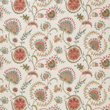 Mandana Aqua/Coral/Ivory — Nina Campbell tyg