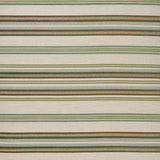 Farnaz Stripe Aqua/Green/Taupe — Nina Campbell tyg