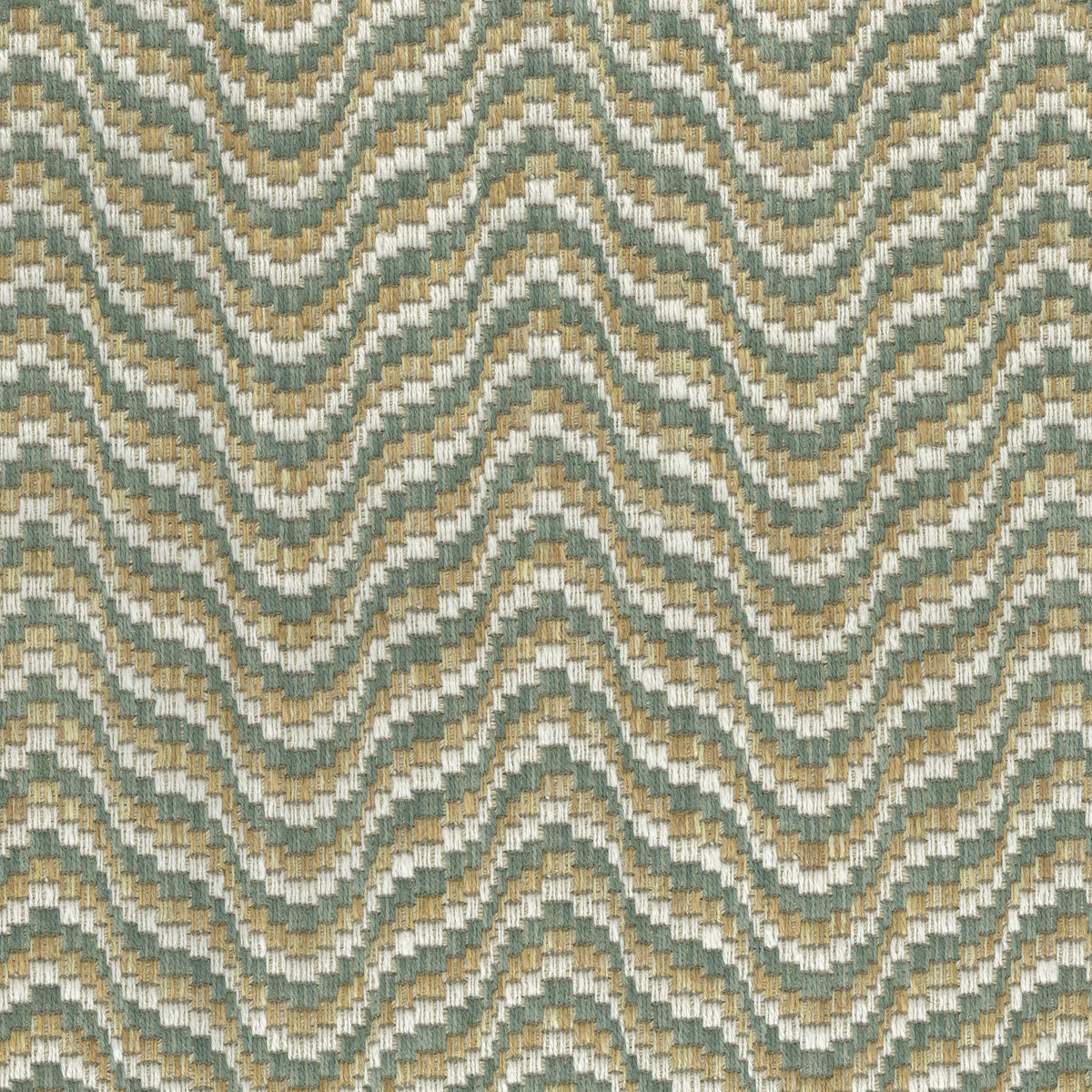 Ondoso Aqua/Biscuit — Nina Campbell tyg