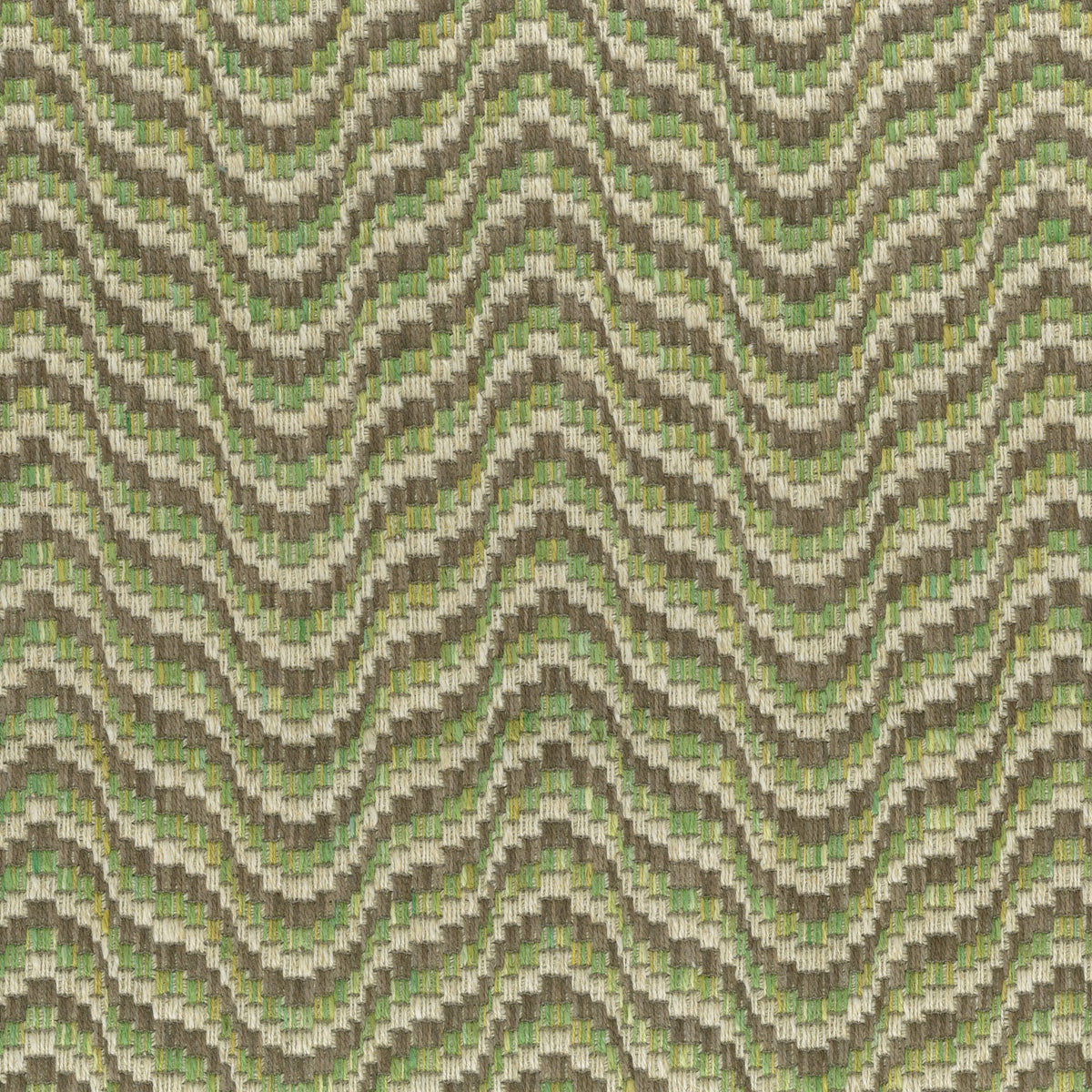Ondoso Green/Taupe — Nina Campbell tyg