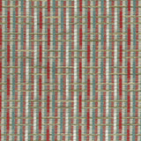 Altana Red/Aqua — Nina Campbell tyg