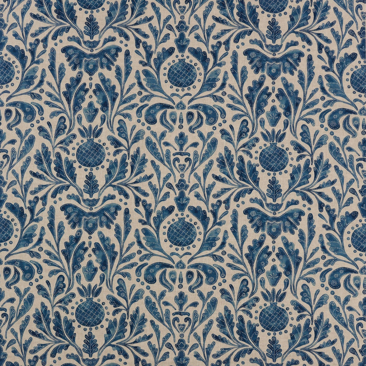Castellane Indigo — Nina Campbell tyg