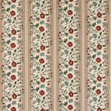 Colmar Beige/Russet/Teal — Nina Campbell tyg