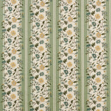 Colmar Green/Aqua/Yellow — Nina Campbell tyg