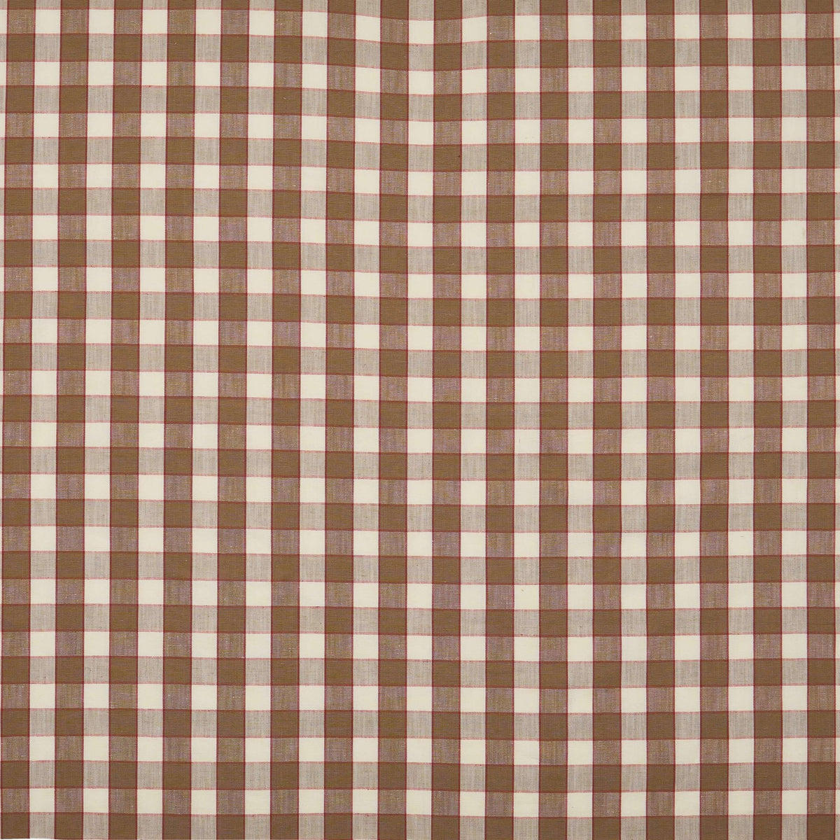 Honfleur Check Nutmeg — Nina Campbell tyg