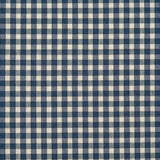 Honfleur Check Blue — Nina Campbell tyg