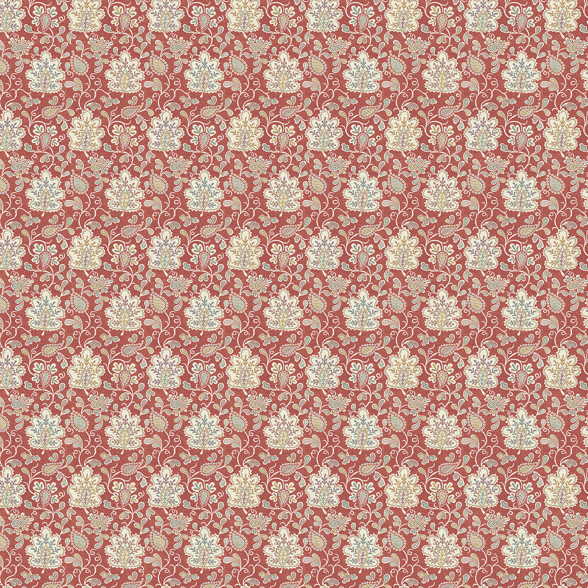 Annecy Red — Nina Campbell tyg