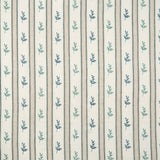 Anduze Aqua/Beige — Nina Campbell tyg