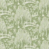 Les Saules Green — Nina Campbell tyg