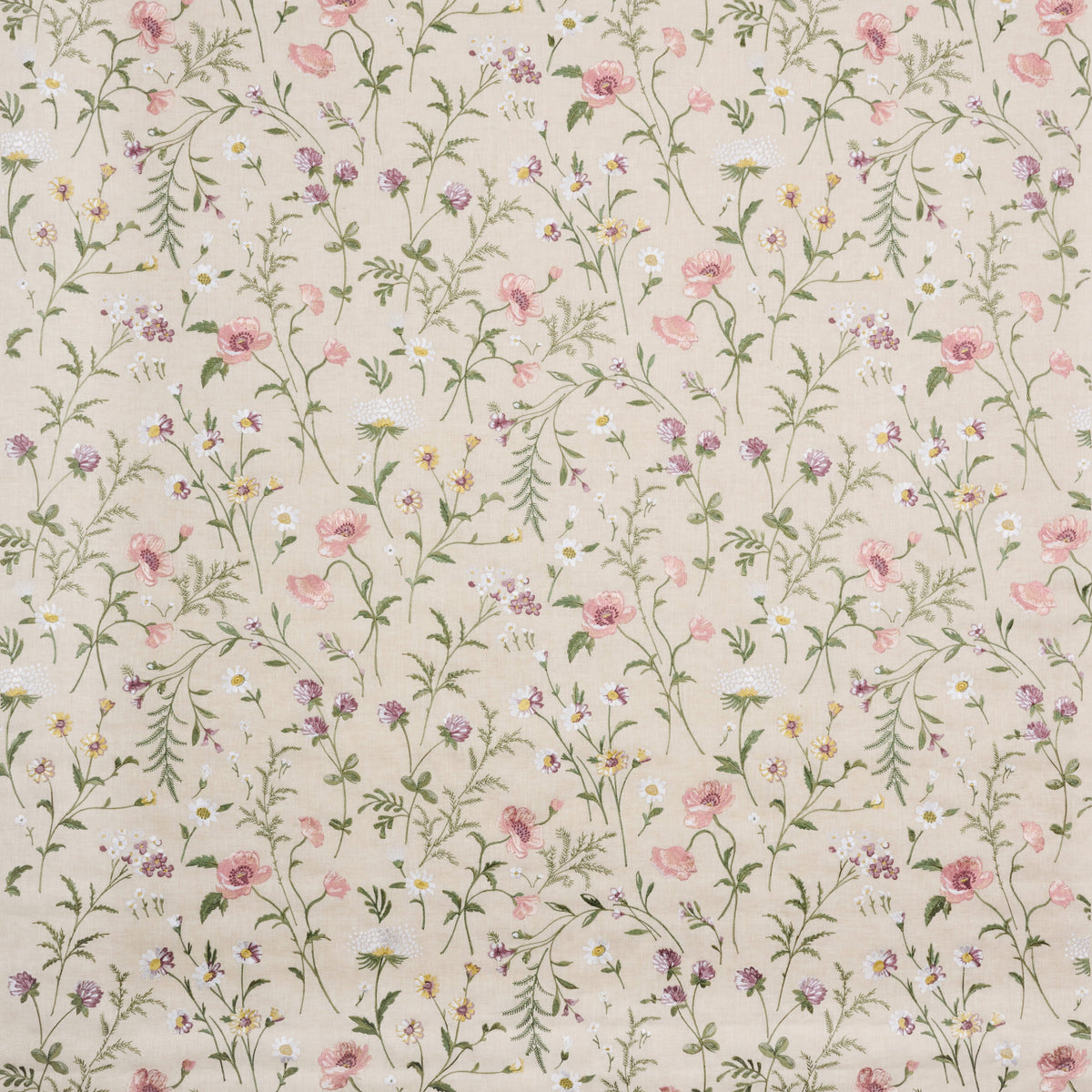 Snowshill Meadow Blush/Lilac — Nina Campbell tyg