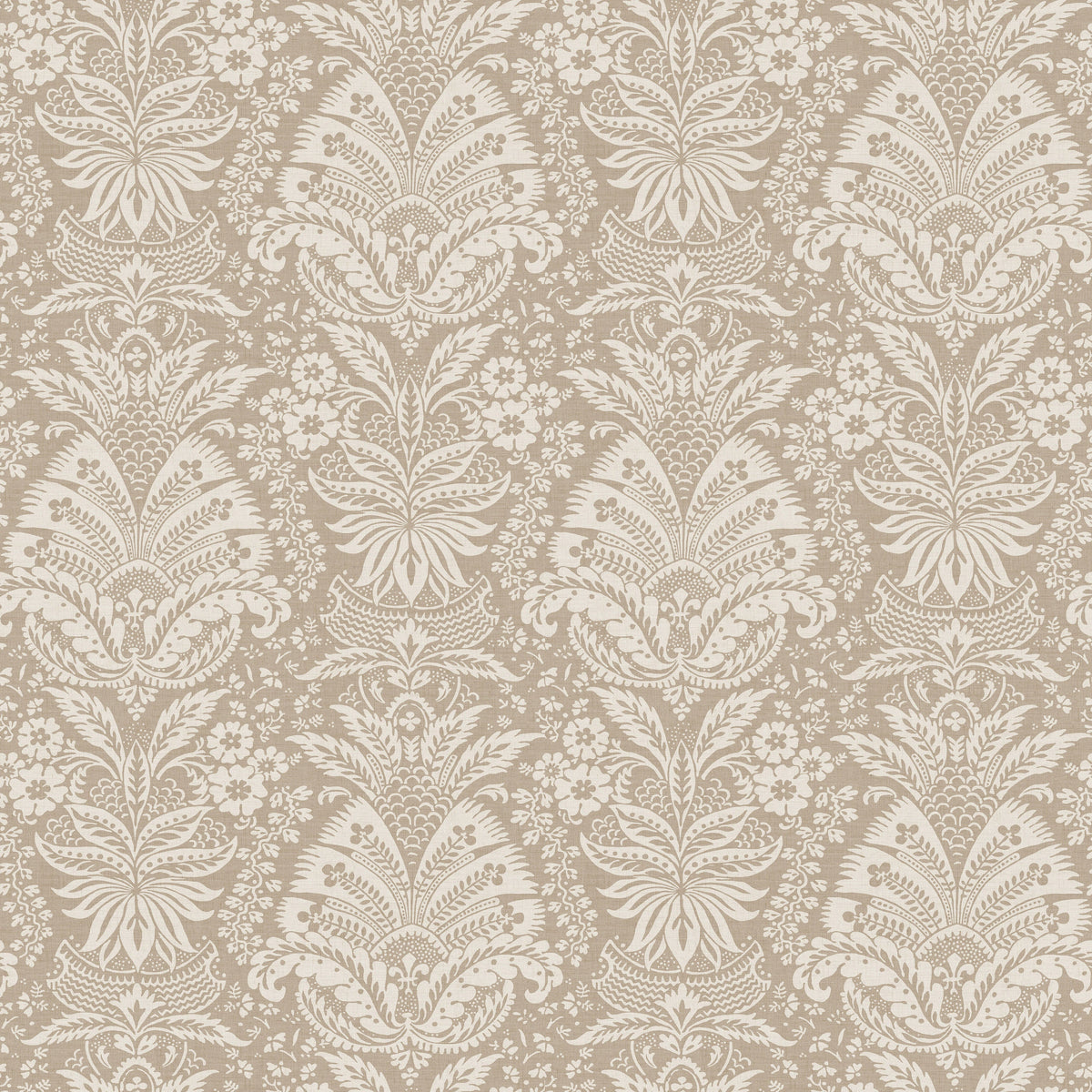Bourton Damask Linen — Nina Campbell tyg