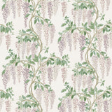 Wisteria Walk Lilac/Green — Nina Campbell tyg