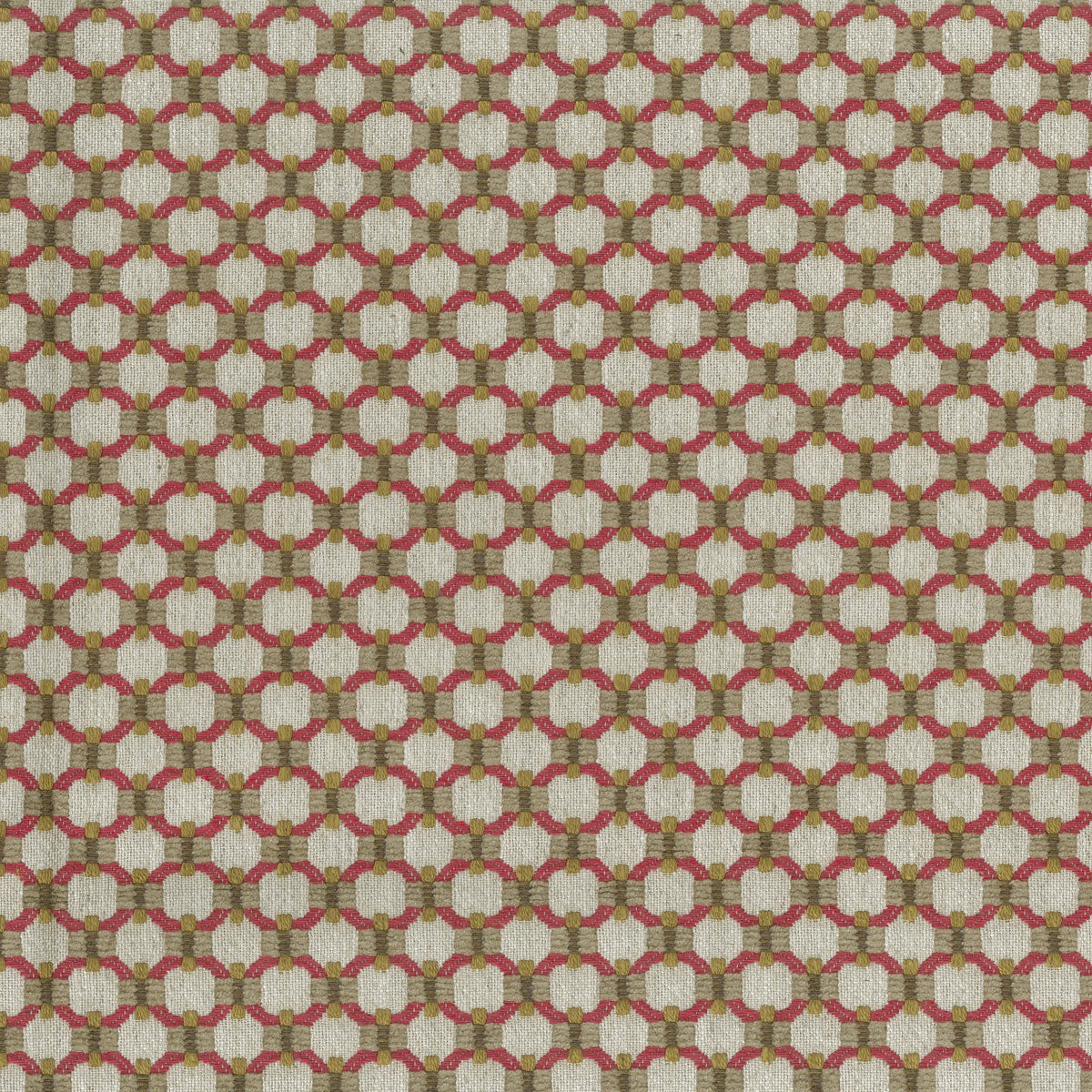 Loveden Red/Gold — Nina Campbell tyg