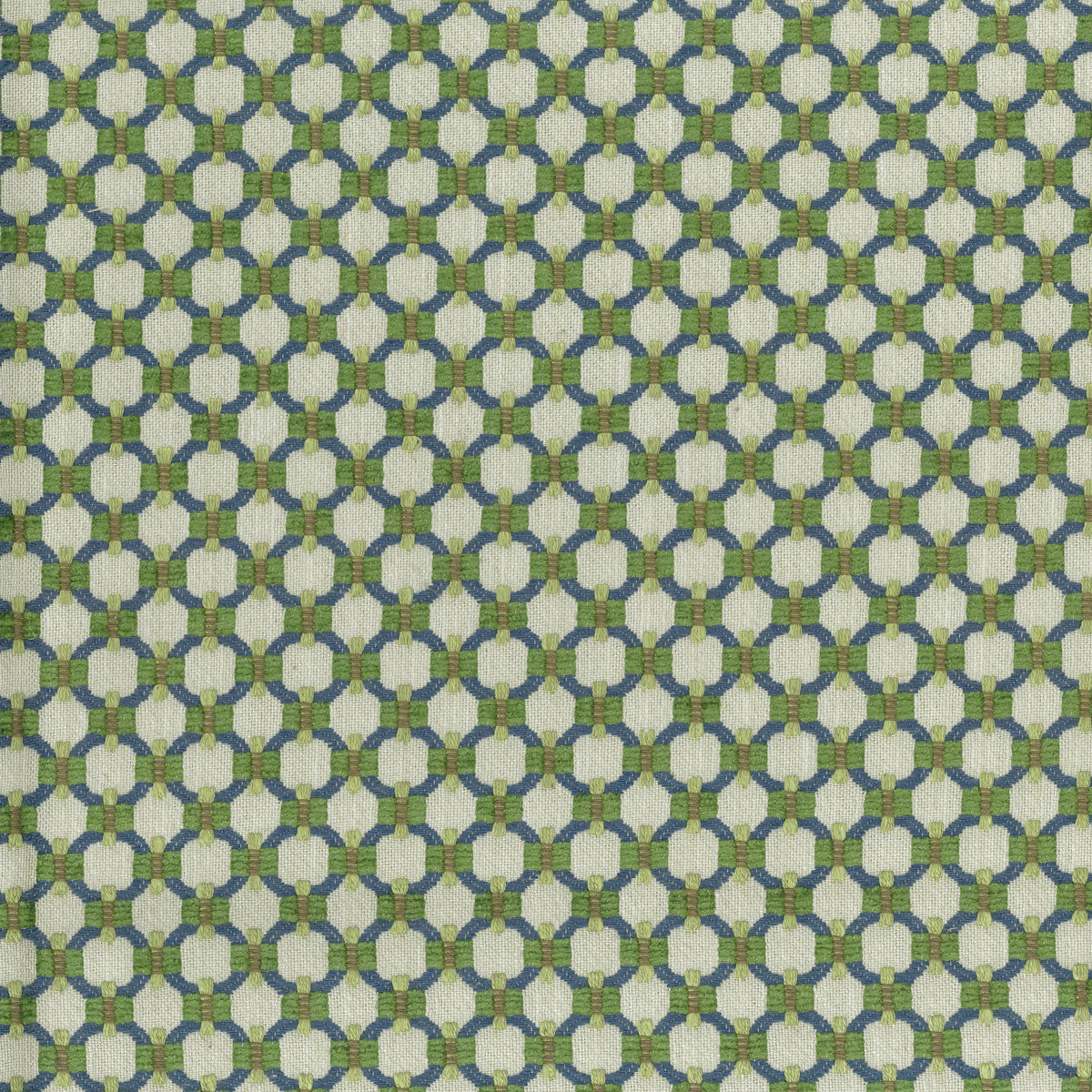 Loveden Green/Cobalt — Nina Campbell tyg