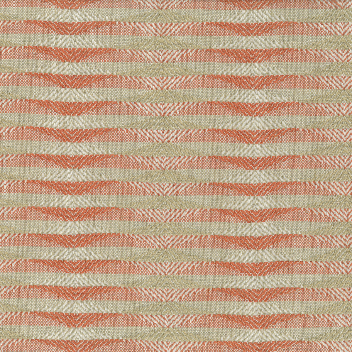 Kingham Coral/Beige — Nina Campbell tyg