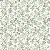 Genevieve Green/Blue/Ivory — Nina Campbell tyg