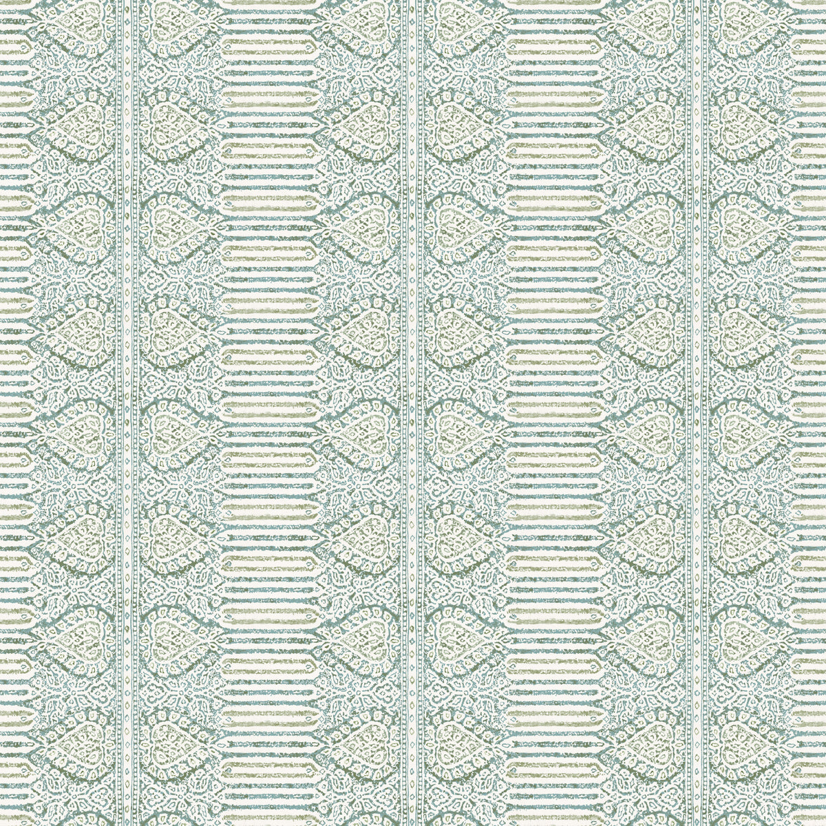 Nicolet Teal/Green — Nina Campbell tyg