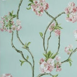 Orchard Blossom Duck Egg/Pink — Nina Campbell tapet