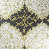 Montrose Black/Gold — Nina Campbell tapet