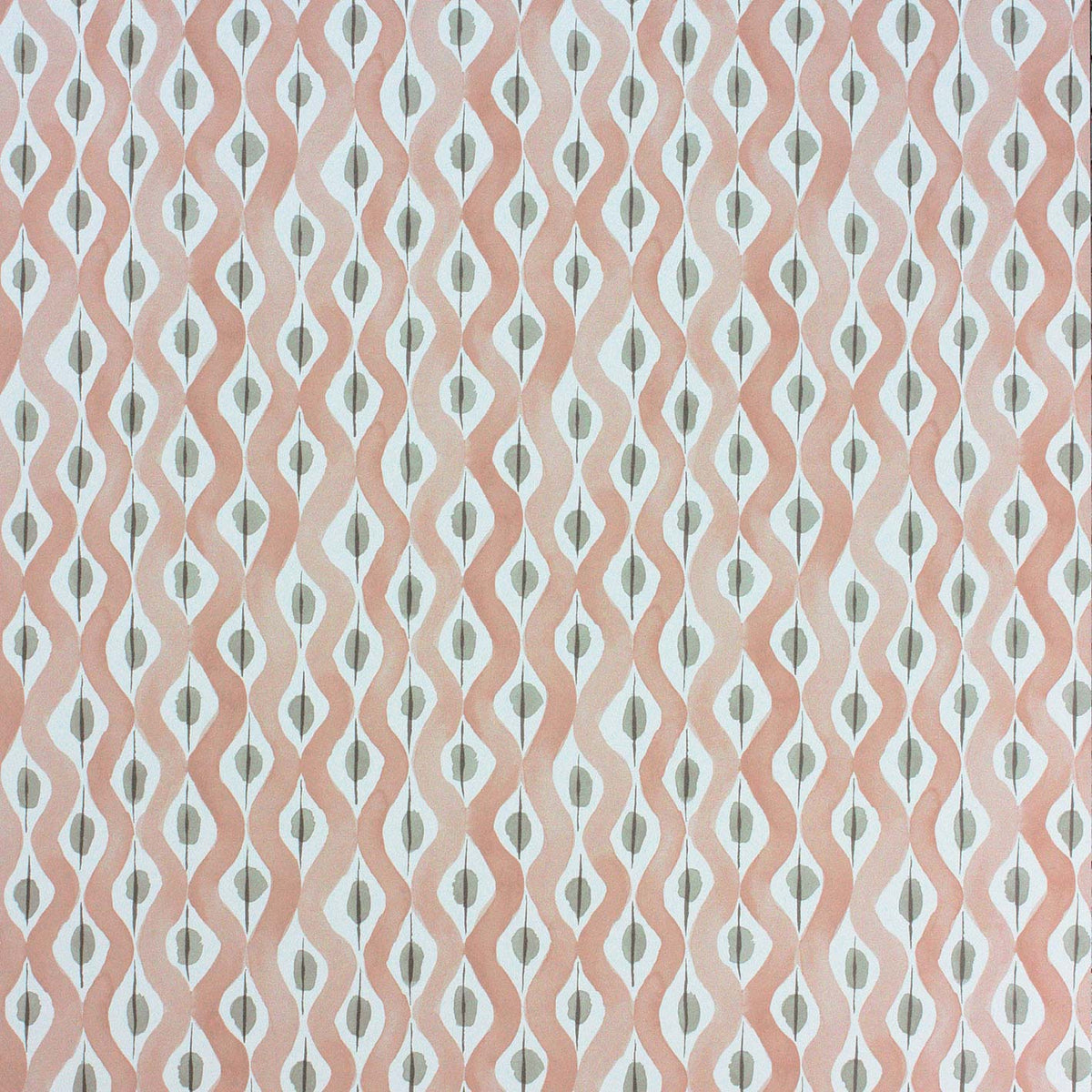 Beau Rivage Pink/Taupe — Nina Campbell tapet