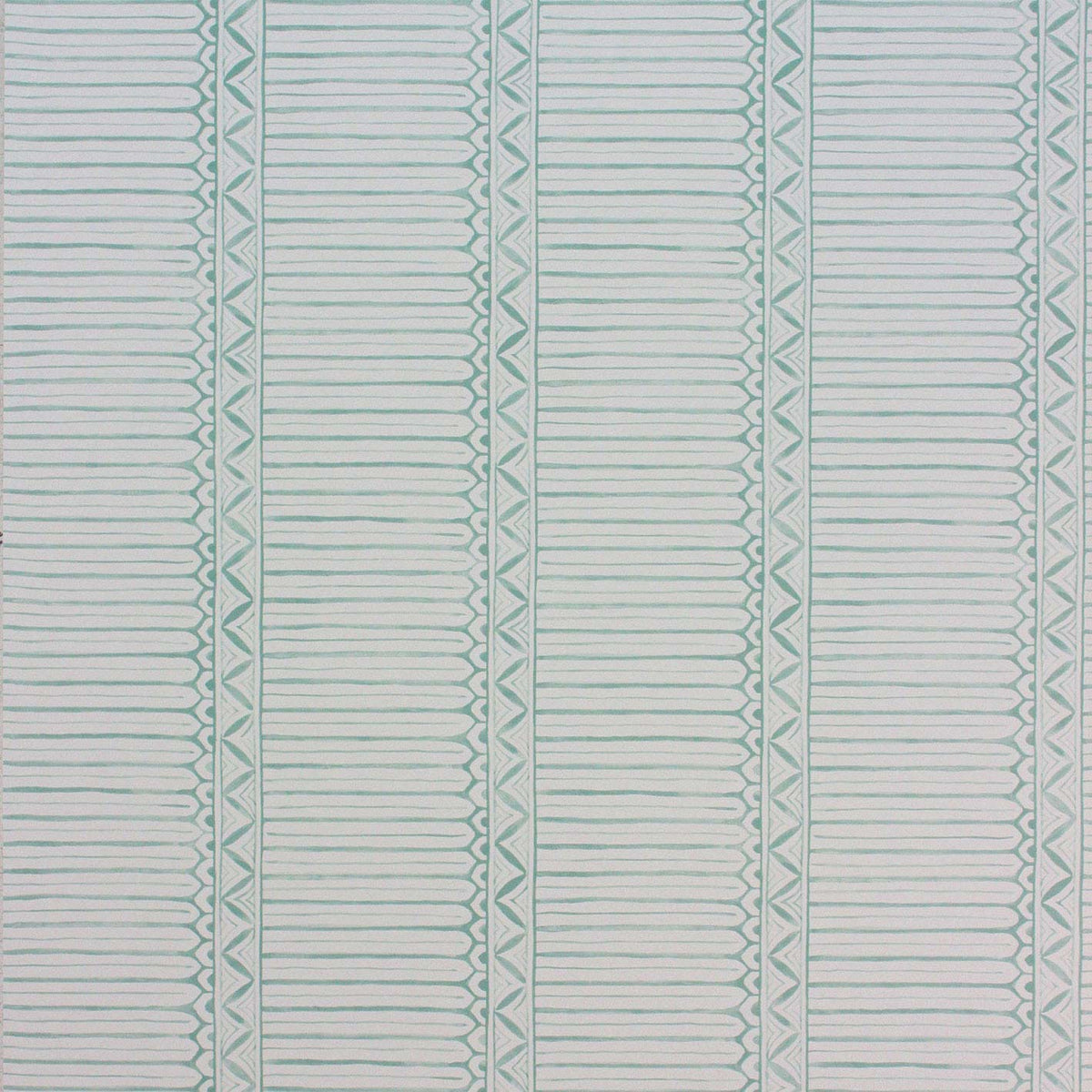 Domiers Aqua/Ivory — Nina Campbell tapet