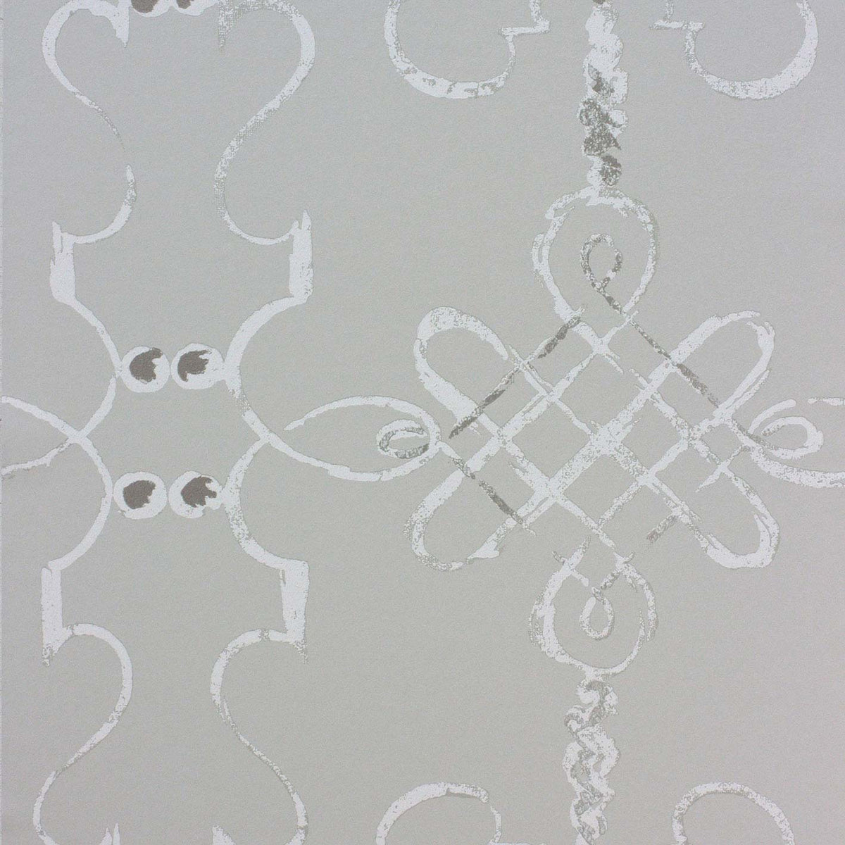 Portavo Grey/Ivory — Nina Campbell tapet