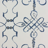 Portavo Indigo/Ivory — Nina Campbell tapet