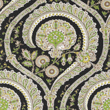 Les Indiennes Black/Green — Nina Campbell tapet