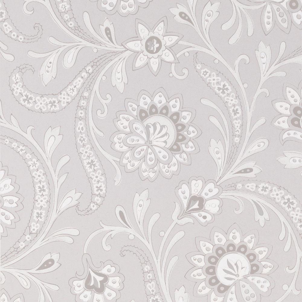Baville Grey/Chalk — Nina Campbell tapet