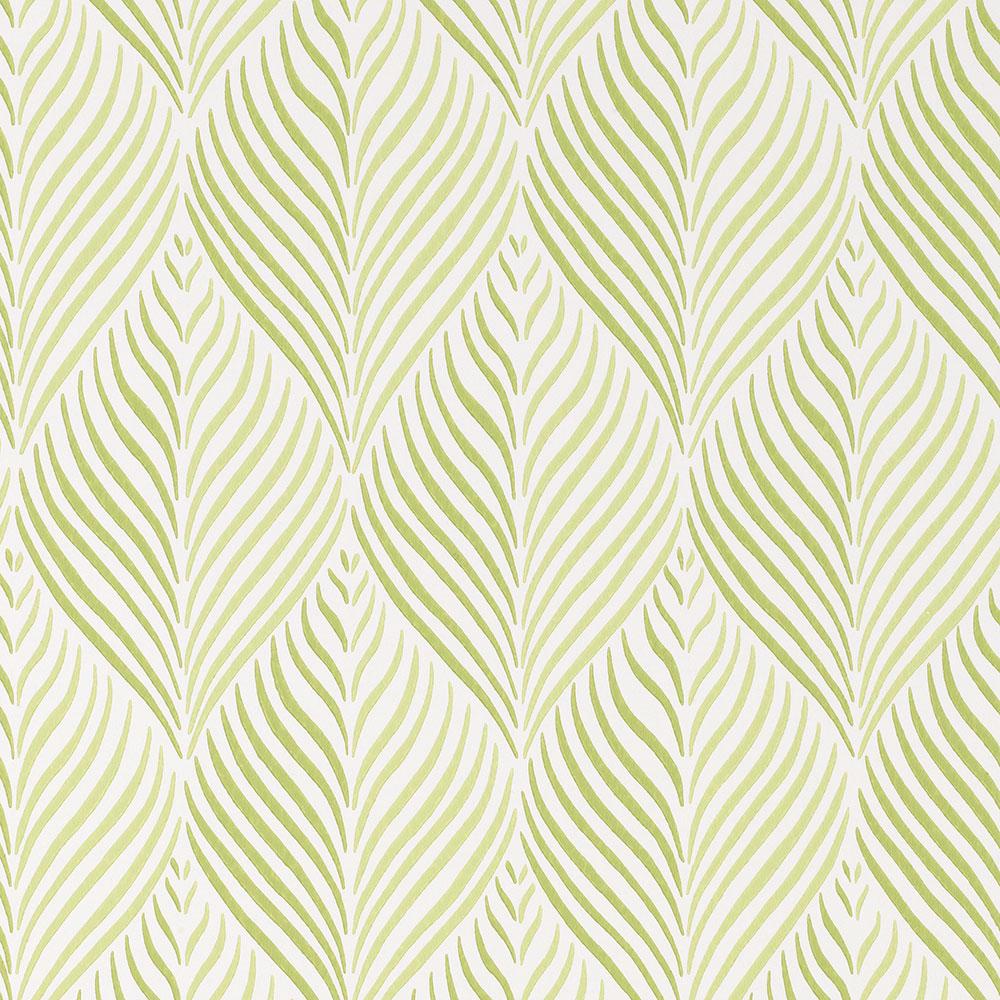 Bonnelles Green/Ivory — Nina Campbell tapet