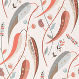 Colbert Coral/Aqua — Nina Campbell tapet