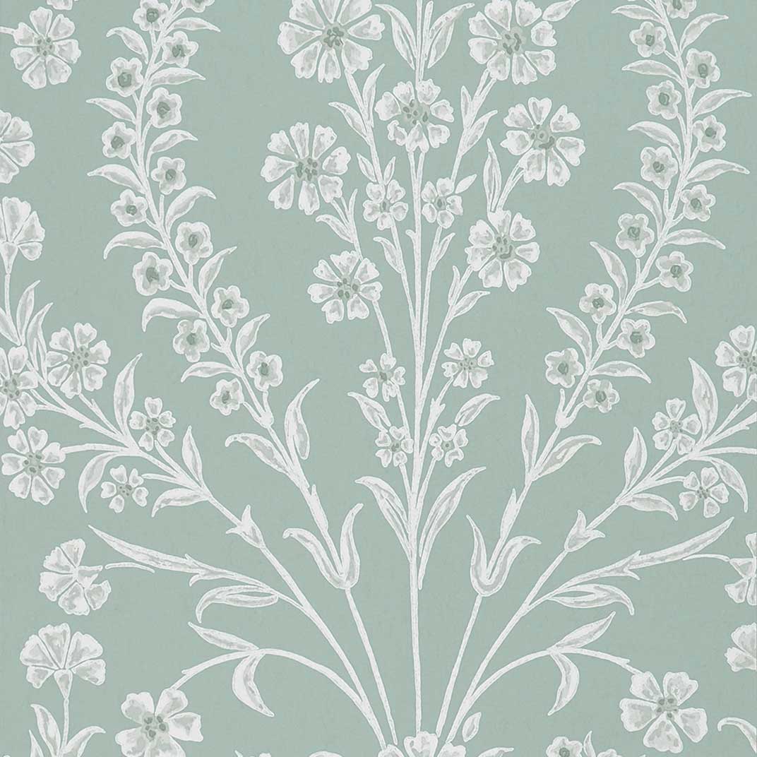 Chelwood Aqua — Nina Campbell tapet