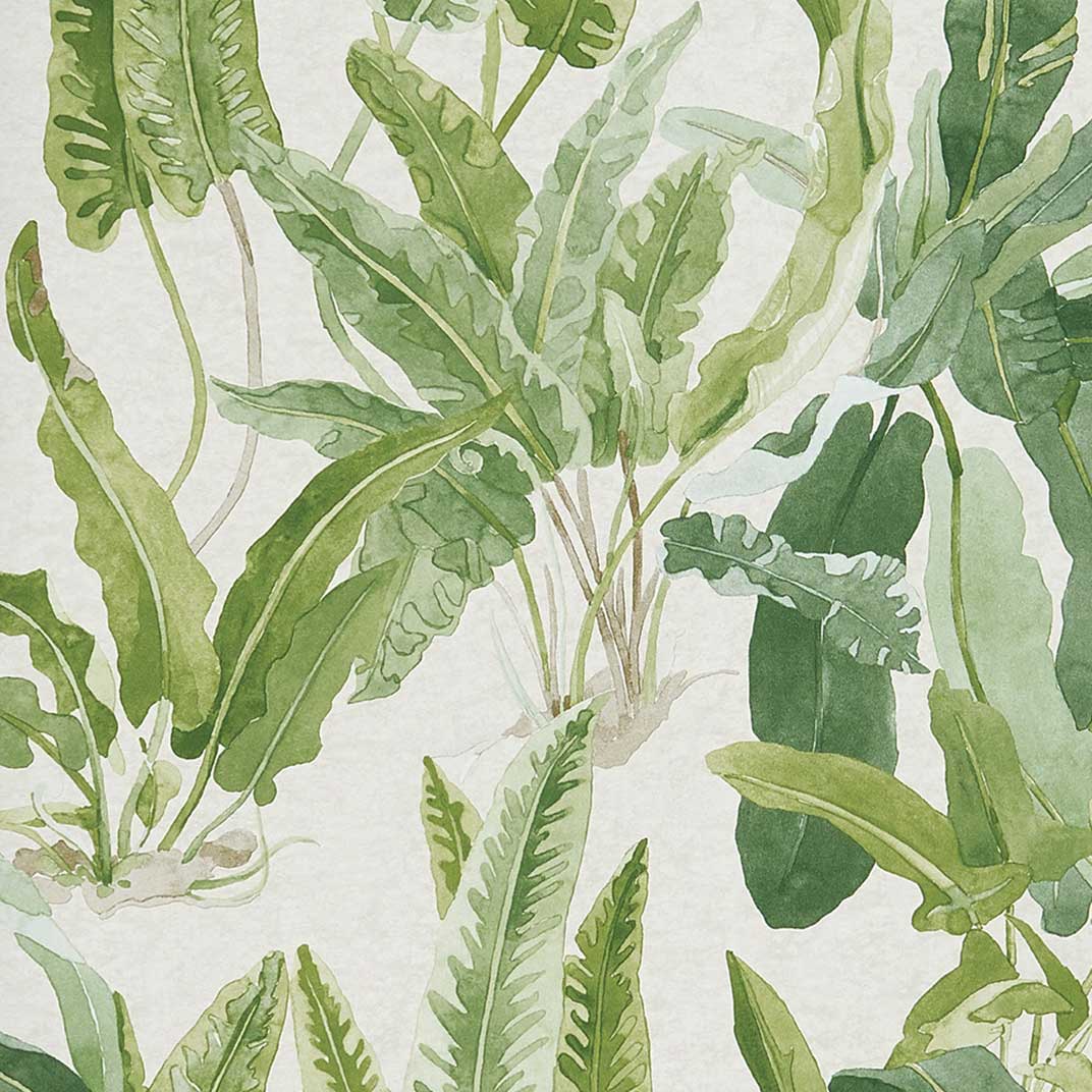 Benmore Green/Ivory — Nina Campbell tapet