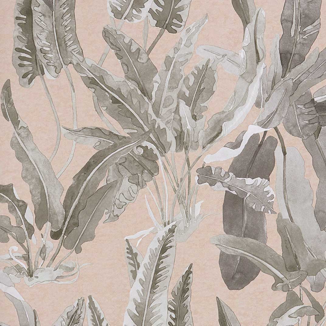 Benmore Blush/Grey — Nina Campbell tapet